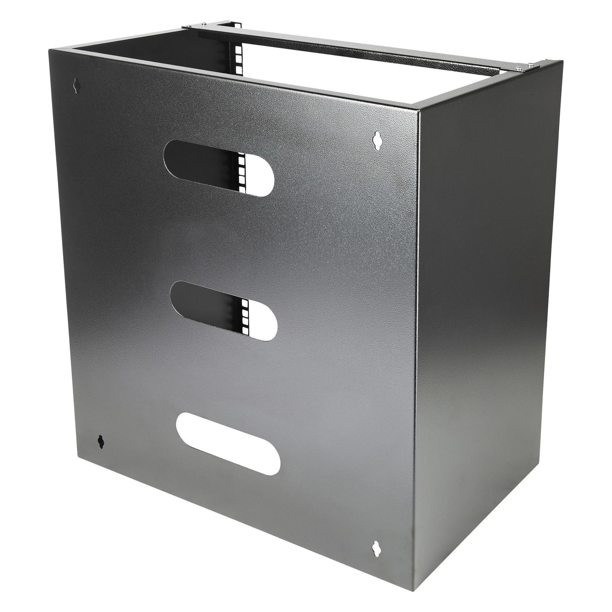 StarTech Wandmontage Halterung für flache Rack Geräte - 12HE (12 HE, 19 Zoll Rack) (WALLMNT12)