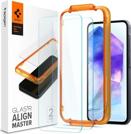 Spigen Glass tR AlignMaster 2 Pack Samsung Galaxy A55, 2 Stk