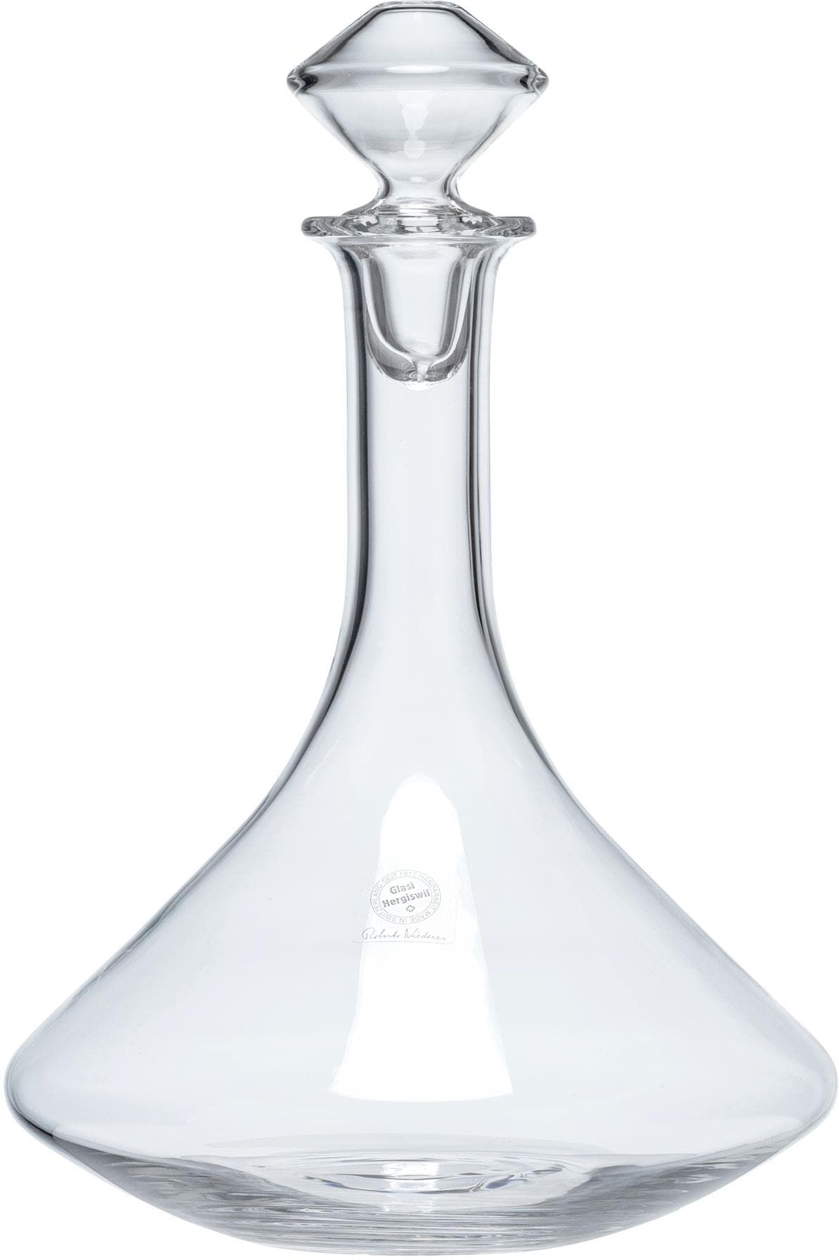 Dekanter GLASI HERGISWIL "Glasi Hergiswil Dekanter 700 ml, Tr", transparent, Karaffen, Dekanter transparent Einheitsgröße