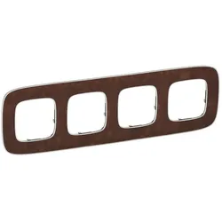 Legrand 754454 Valena Allure 4-Fach Rahmen LEDer