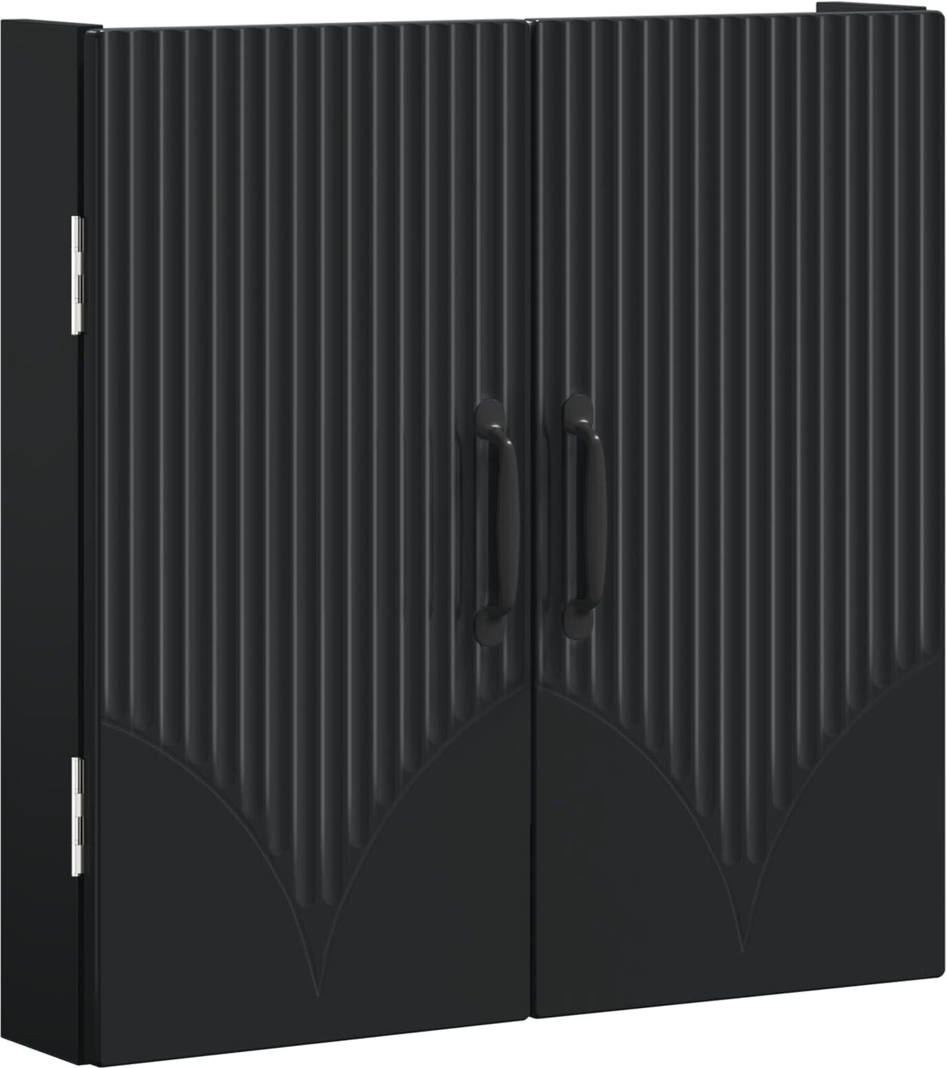 vidaXL Cabinet pour cible HOORN Noir 52,5 x 10,5 x 53,5 cm