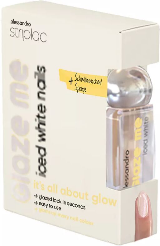 Alessandro - Striplac UV Glaze Me Pigment Iced White, 3 ml