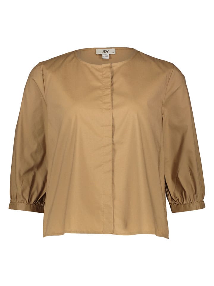 JDY Bluse "Mio" in Hellbraun - L