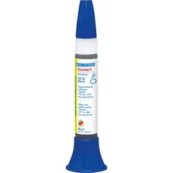 WEICON 12603030 - Cyanacrylat Kleber, Contact VA 30 Black, 30 g, gummigefüllt