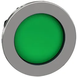 Schneider Electric ZB4FA36 Drucktaster, Frontelement, Harmony XB4F, Metall, 30mm, grün, zurückgesetzt, unbeschriftet, tastend