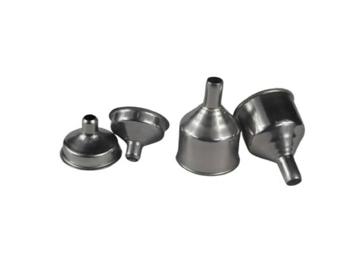 Trichter Edelstahl 100 Stück Edelstahltrichter Mini-Flachmann-Topffüller for Flask-Flaschen(L)