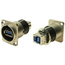 XLRFT USB 3.0 A-B Buchse Nickel Geerdet Adapter, Einbau CP30106 Cliff Inhalt: 1 St.