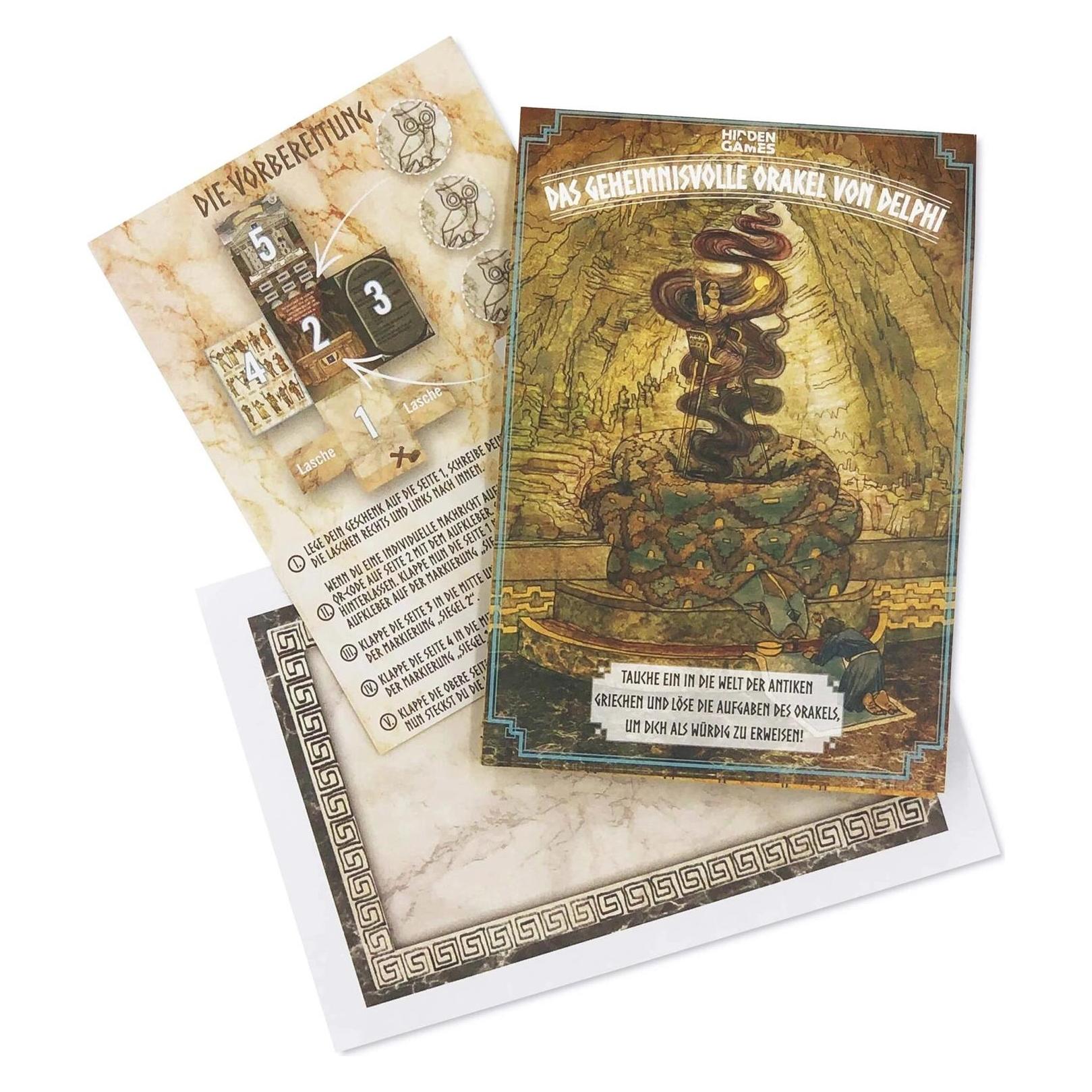 Hidden Games Das geheimnisvolle Orakel von Delphi - Rätselkarte (Deutsch, 1 Spieler) (HIDKART3)
