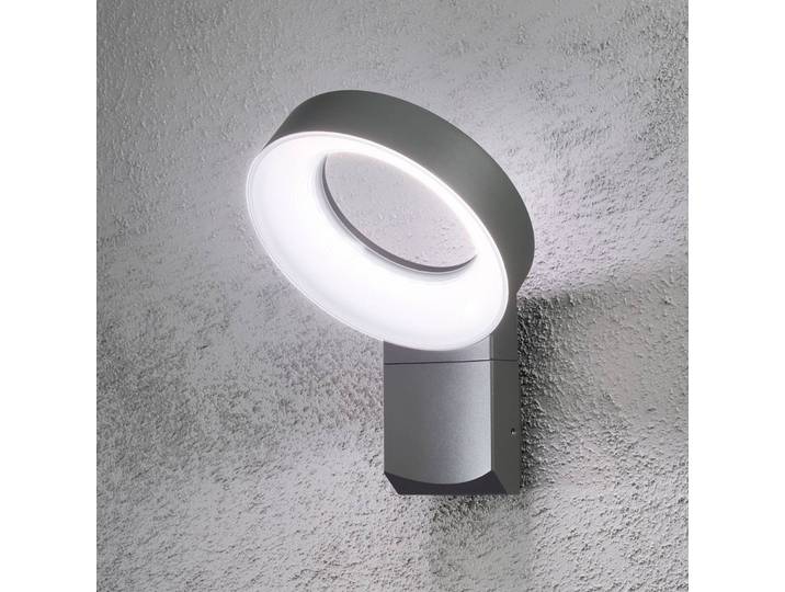 Konstsmide LED Außenwandleuchte Asti, schwarz, Aluminium, Modern