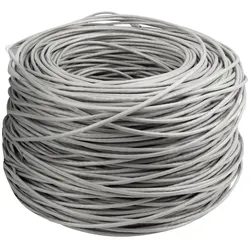 Lanberg Kabel Lan Utp Kat.5e 305m Drut Cu Lszh Szary Cpr + Fluke Passed (UTP, 305 m), Netzwerkkabel