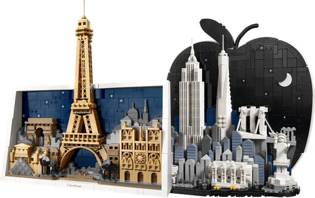 LEGO New York en Parijs Architectuur Set 21066 en 21064
