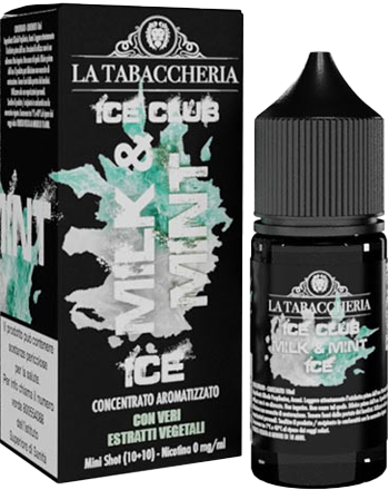 La Tabaccheria Ice Club Milk & Mint Ice Aroma Mini Shot 10ml Latte Menta Ghiaccio