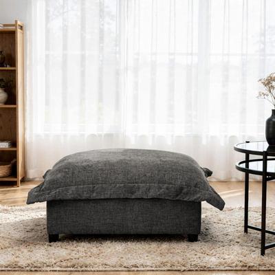Lumibee "37""W Oversized Upholstered Chenille Rectangle Cloud Ottoman"
