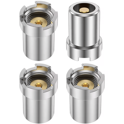 4Pcs Thread Adapter Threaded Ring Adapter Kit Durable 510 Threaded Magnetic Adapter Stable Magnetic Ring Adapter Convert 4pcs