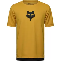 Fox, Unisex, Velotrikot, Yth Ranger SS Jersey Head (XL), Bronze, Gelb, XL