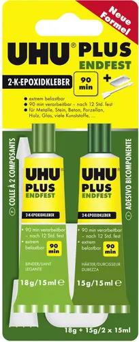 UHU ENDFEST Zwei-Komponentenkleber 45670.7 33g