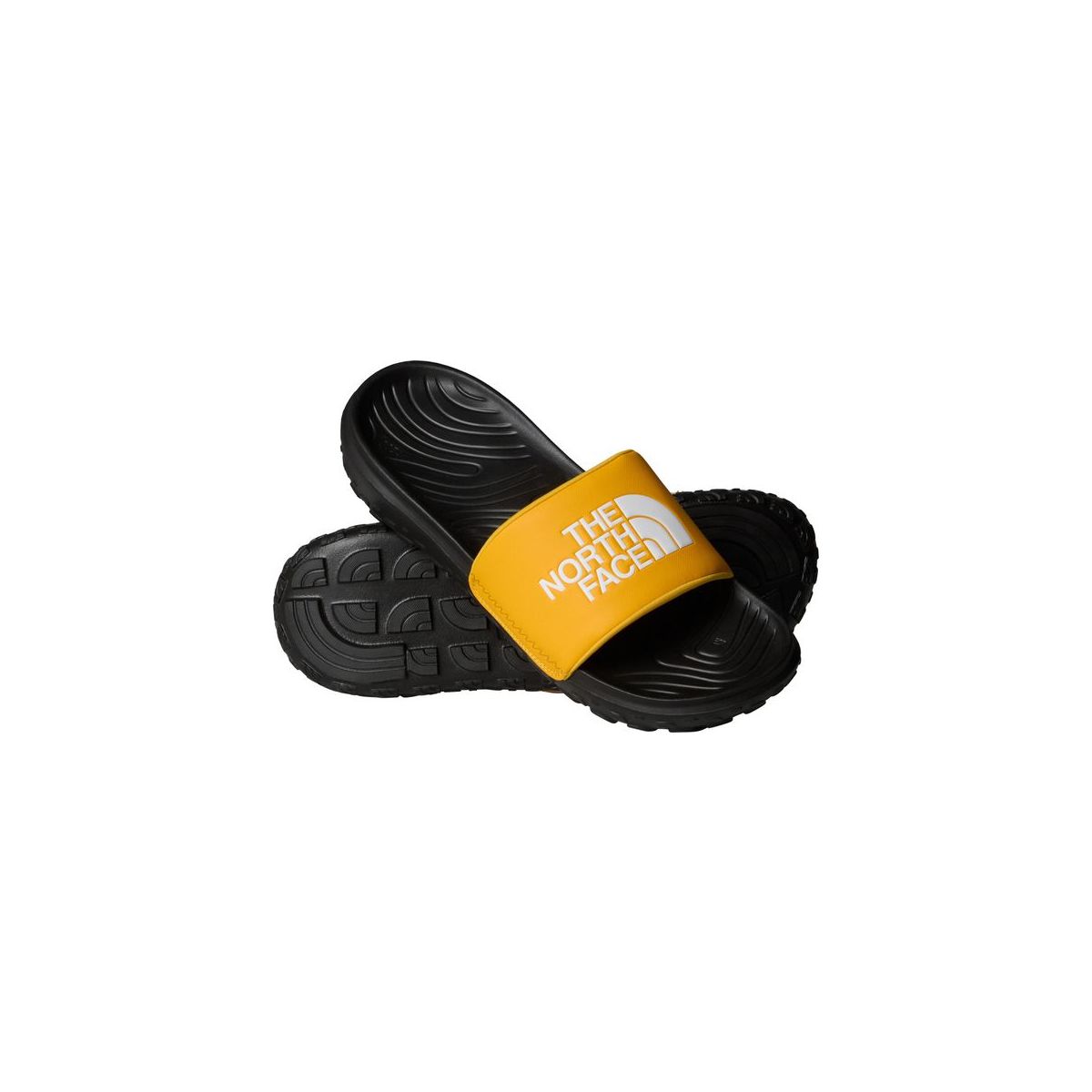 The North Face Mens Never Stop Cush Slide summit gold/tnf black (ZU3) 10 NF0A8A90ZU3-10