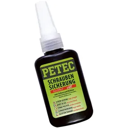 PETEC 920250 Schraubensicherung Hochfest Rot 250g Schrauben Sicherung