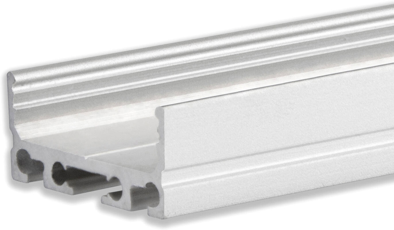 Isoled Led Aufbauprofil Surf24 Flat V1 Aluminium Eloxiert, 300cm