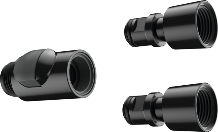 Hansgrohe Schnellkupplung 28346000 DN 15, für Handbrausen, schwarz