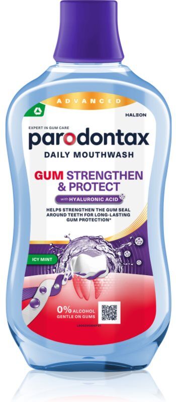 Parodontax Strengthen and Protect Icy Mint bain de bouche 500 ml