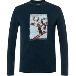 Super Natural, Herren, Funktionsshirt, Dachshund Brush (S), Blau
