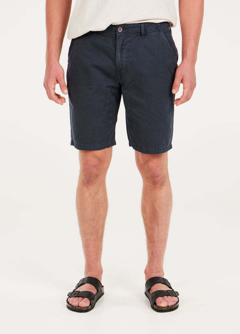 Shorts PROTEST "SHORTS PRTCOMIE", Herren, Gr. S, EURO, blau (night skyblau), Obermaterial: 100% Baumwolle CO., Hosen Shorts night skyblau S, EURO