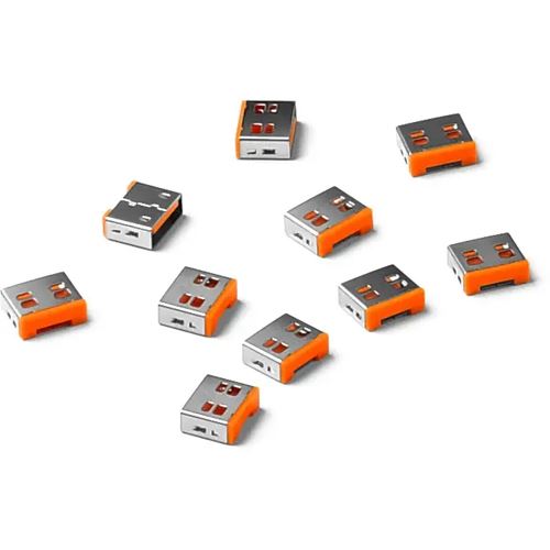 SmartKeeper Basic "USB-A Port" Blocker orange 10 Stk.