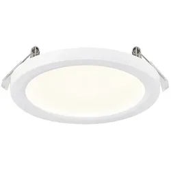 Nordlux LED Deckenleuchte SÓLLER 12, Ein-/Aufbau, IP20/IP44, 6.5W 3000K/4000K + Nachtlicht (MOODMAKER) 650lm, schaltbar, weiß NORD-2110726101