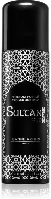 Jeanne Arthes Sultan Men Oud déodorant et spray corps pour homme 200 ml