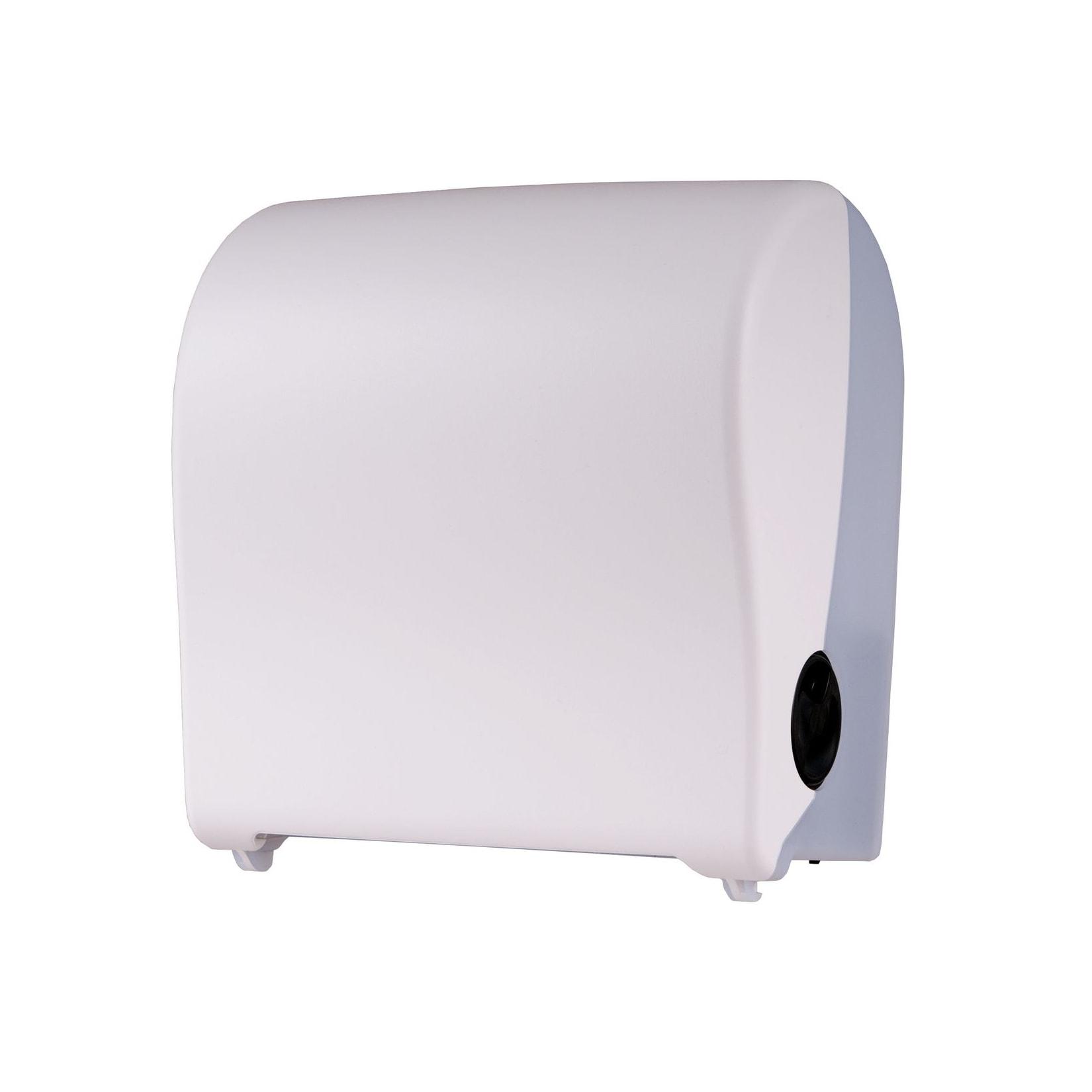 Papierhandtuchspender, Handtuchspender, Papierhandtuchhalter, Handtuchrollenspender - PQSAutK, Mini, Kunststoff, weiß