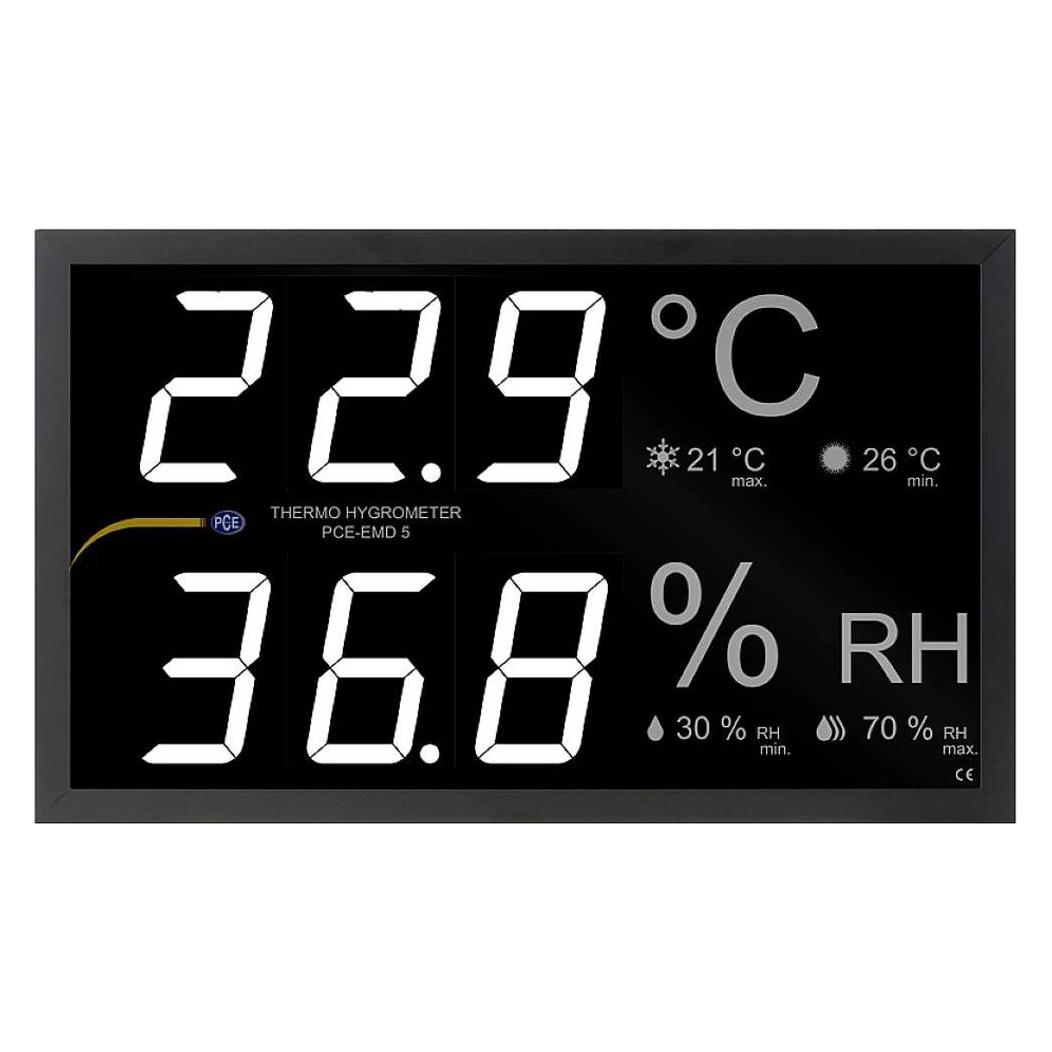PCE Instruments PCE-EMD 5 Einbau-Messinstrument 0 bis 50 °C 0 bis 99.9 % rF (PCE-EMD 5)