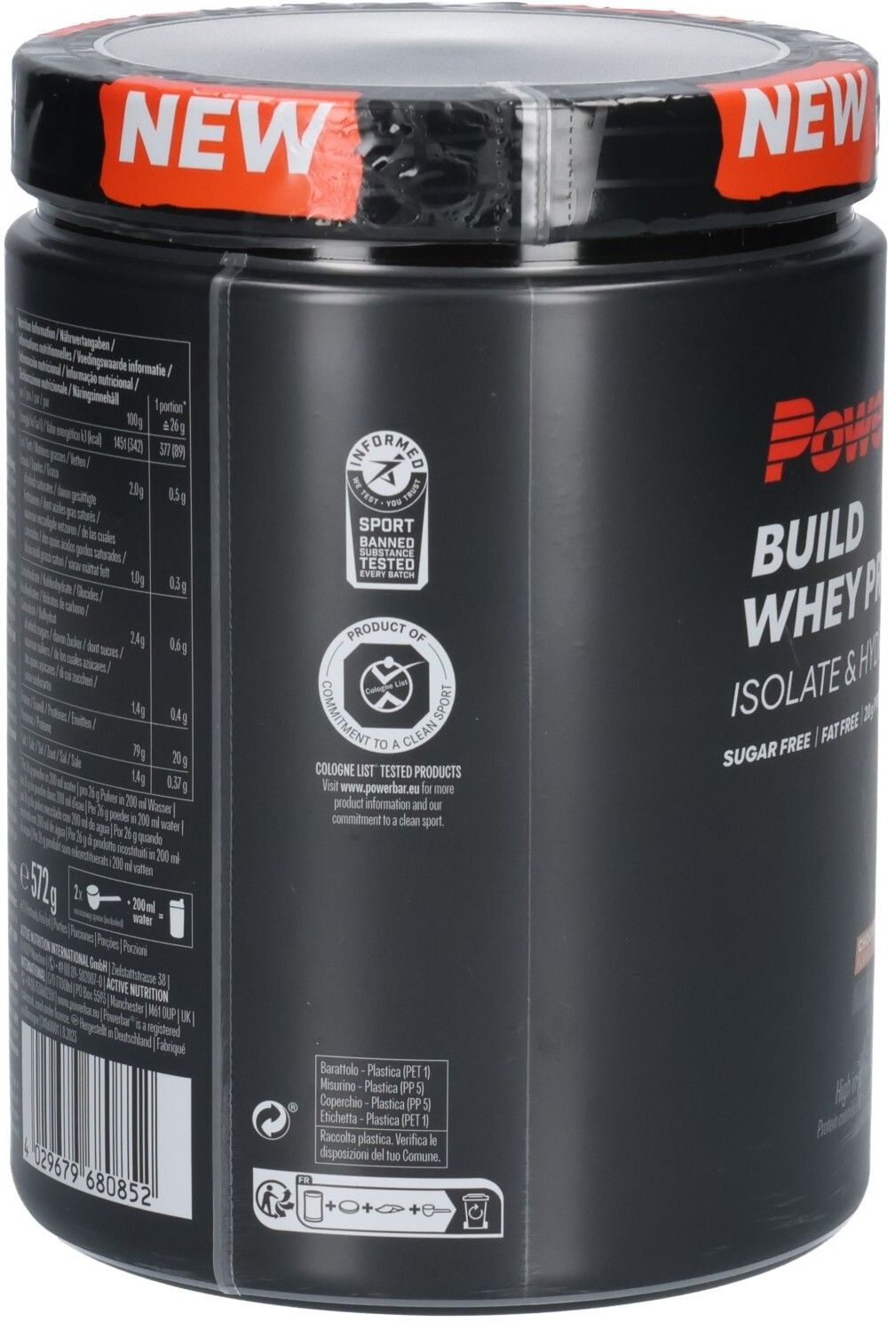 No Brand Build Whey Protein Isolate & Hydrolysate Chocolate 572 g Pulver