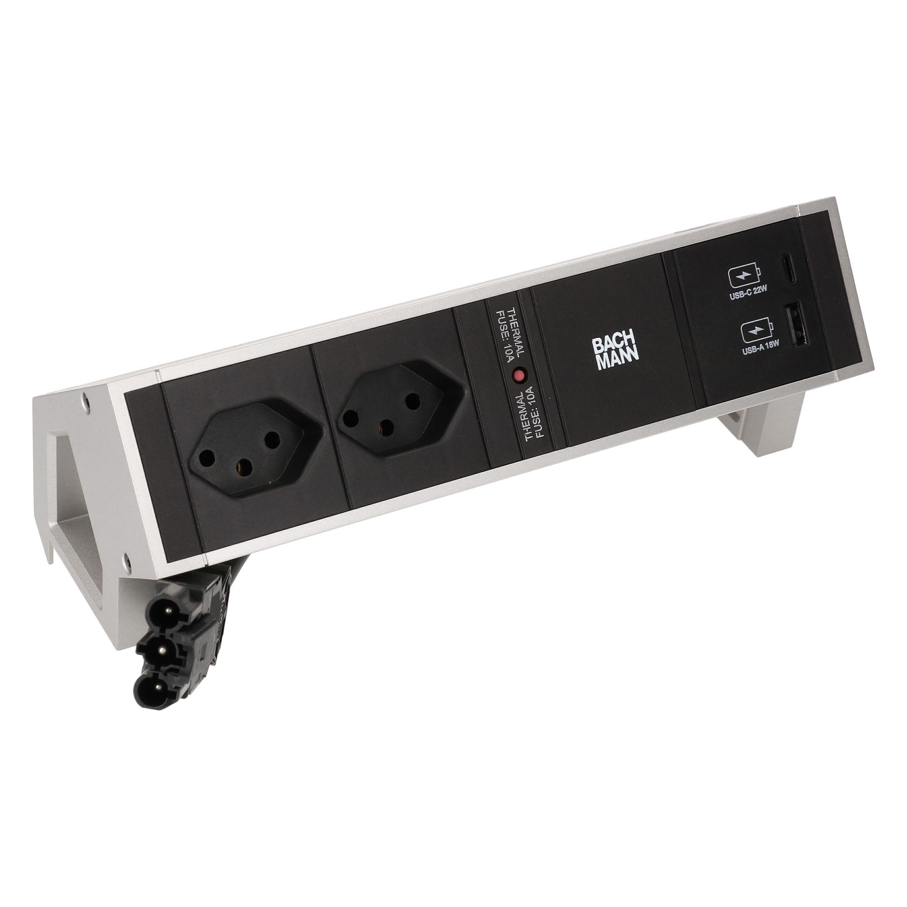 Bachmann Desk 2 (2x, Typ 13, USB-A, USB-C) (902.907)