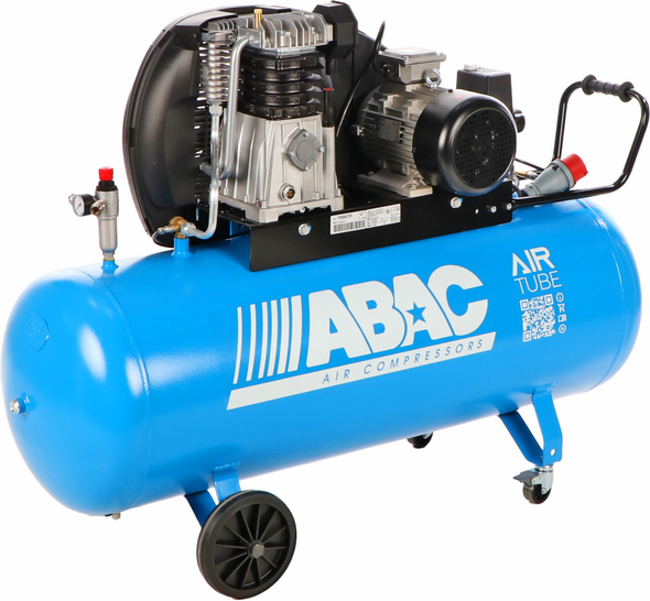 Abac A49B 200 CT4  Drehstrombetriebener Elektroluftkompressor mit Riemenantrieb  4-PS-Motor  200 Liter