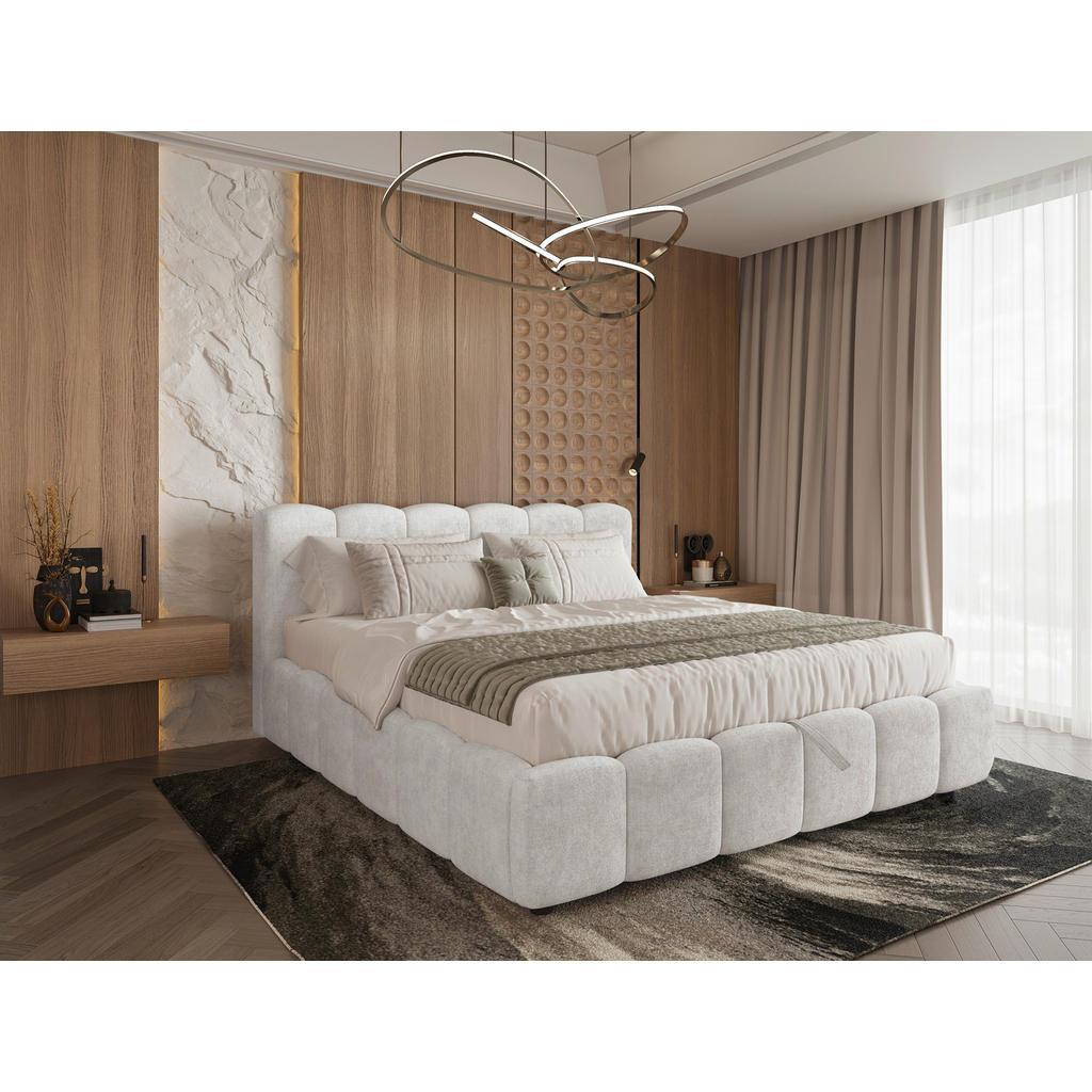 Boxxx Polsterbett, Creme, Kunststoff, Hainbuche, 180x200 cm, Schlafzimmer, Betten, Polsterbetten