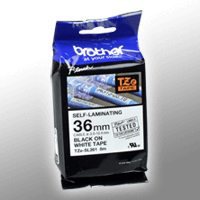 Brother P-Touch Band TZe-SL261 schwarz auf weiß 36mm x 8m laminiert selbstklebend