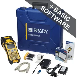 Brady M610-AZERTY-BT, mobiler Thermotransfer-Drucker, AZERTY-Tastatur, PC-Anschluss, 300dpi, max. (300 dpi), Etikettendrucker