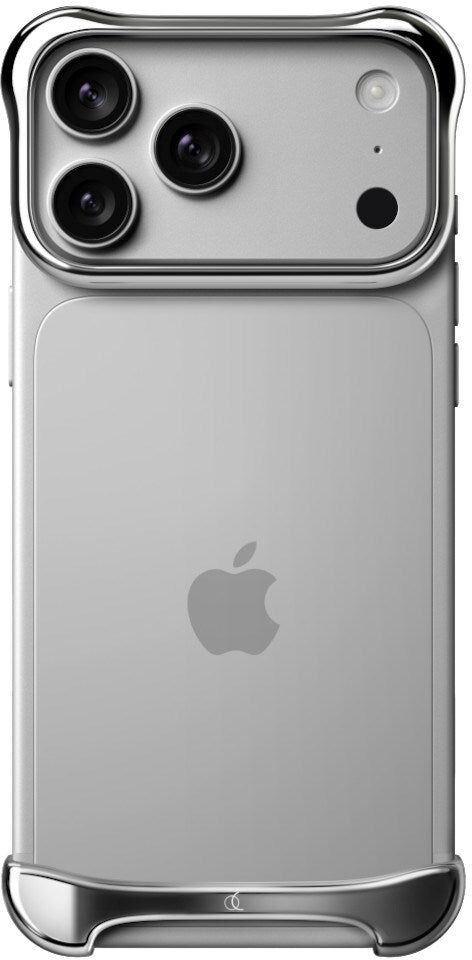 Arc Pulse Aluminum Bumper Cover - iPhone 18 Pro - Silver