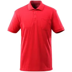 MASCOT Herren Orgon Polo-Shirt mit Brusttasche CROSSOVER Verkehrsrot 3XL - 51586-968-202-3XL - Verkehrsrot