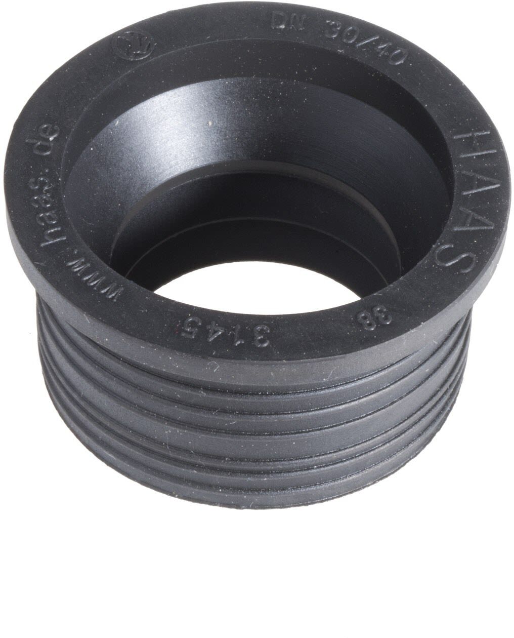 HAAS rubber sleeve 40.5 x 26 mm for cast iron pipe elbow 3145
