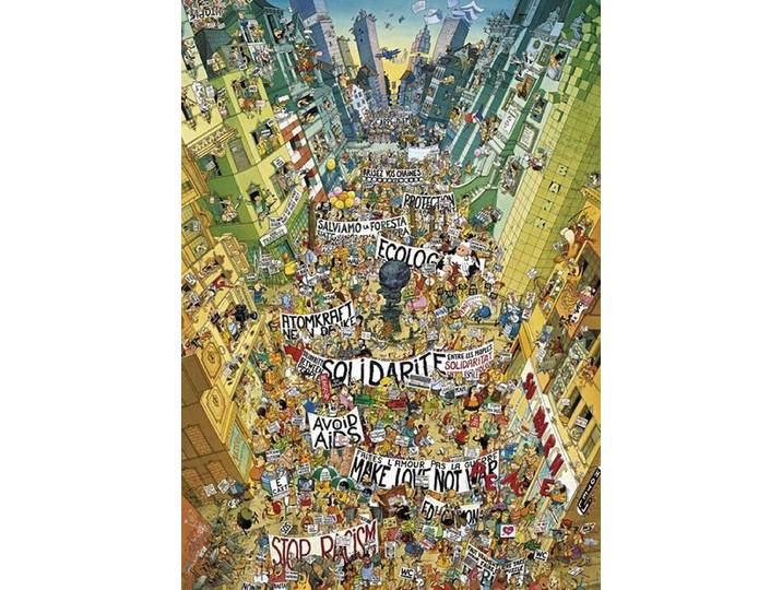 Heye Puzzle - Protest Comic 2000 - 2000 stukjes