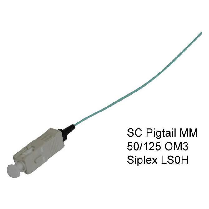 OEM Pigtail Fiber Optic SC/PC 50/125MM,2m OM3 (2 m) (2114)
