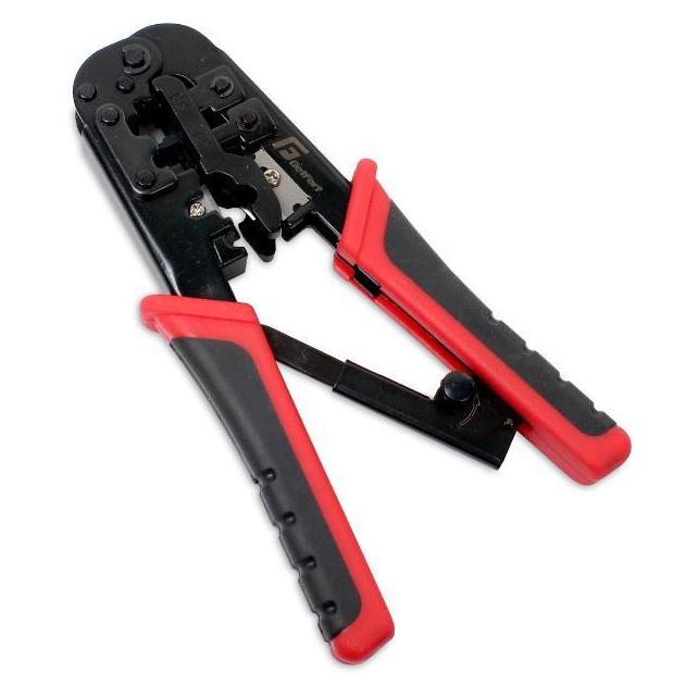 Getfort RJ45-/RJ12-/RJ11-Steckerpresse (8p, 6p, 4p) NGF-07 (GETFORT)