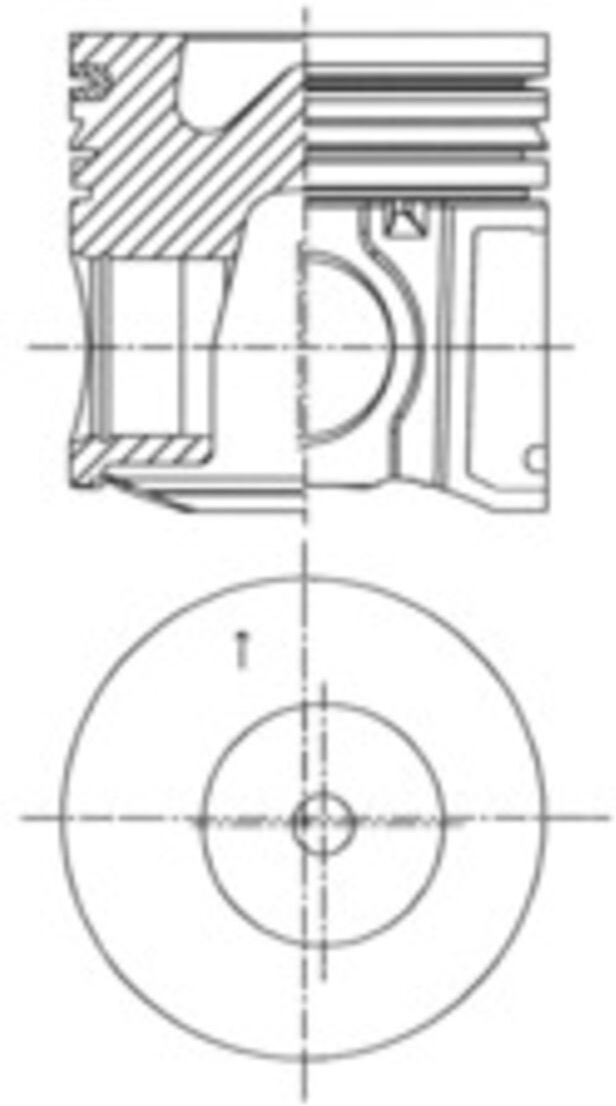 Kolben KOLBENSCHMIDT 41500600