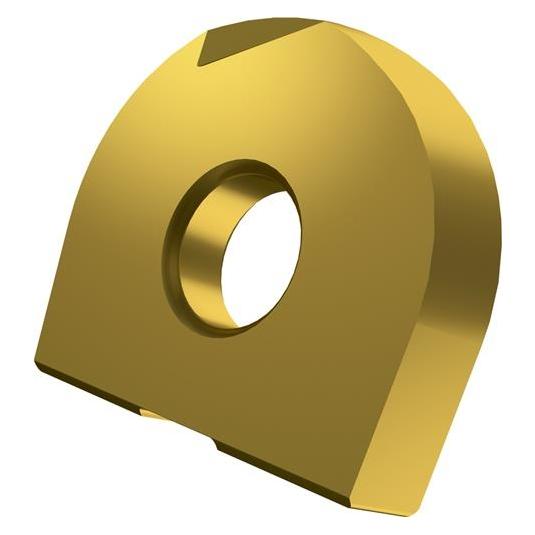 Pramet Frswendeschneidplatte ISO RC 10:M8330 Bohrungs-D. 4mm PVD beschichtet Gold - VPE: 10 (RC 10:M8330)