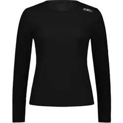 2XU Laufshirt Ignition Aero Mesh Long Sleeve, Größe XS in Schwarz Schwarz