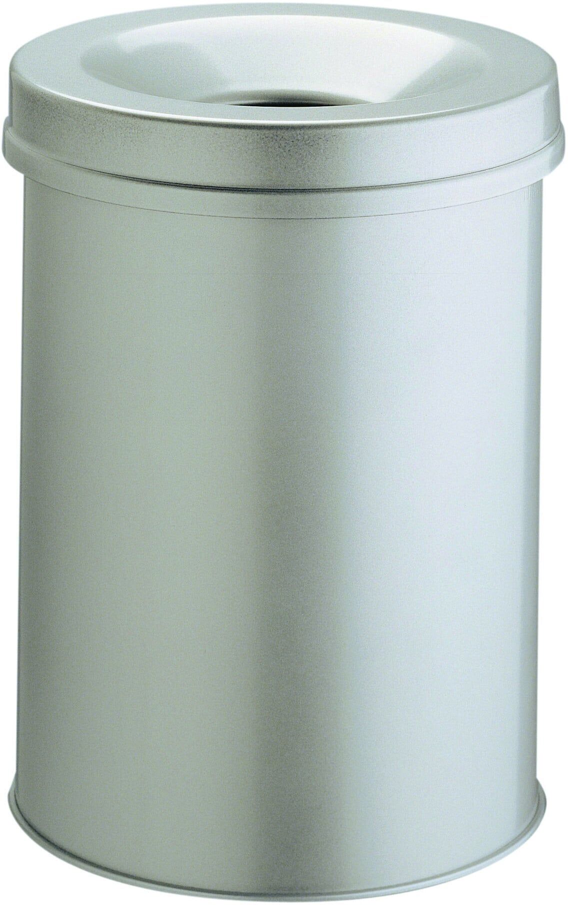DURABLE Papierkorb SAFE 15L rund silber (330523)