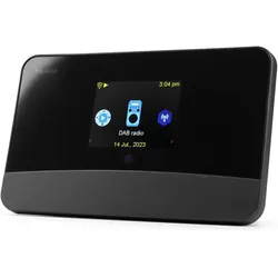 Audizio Radio-Tuner Adapter Livorno (DAB+, FM, Internetradio, Bluetooth, WLAN), Radio, Schwarz