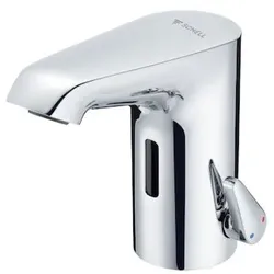 Schell XERIS E2 Infrarot-Waschtisch-Armatur 002550699 HD-M small, Netzbetrieb, verchromt, mit Steckernetzteil
